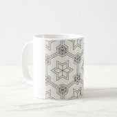 Mug de café Motif géométrique sans joint (Devant gauche)