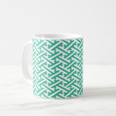 Mug de café Motif Green Sayagata (Devant gauche)
