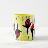 Mug de café Motif jaune (Centre)