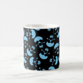 Mug de café Motif noir et bleu (Centre)