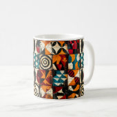 Mug de café Motif tribal africain (Devant droit)