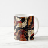 Mug de café Motif tribal africain (Devant droit)