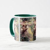 Mug de café : Mucha - Esprit de printemps (Devant gauche)
