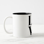 Mug de café Mug à deux tons (Gauche)