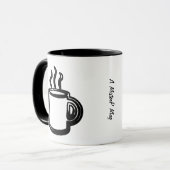 Mug de café - Mug de café MisterP (Devant gauche)