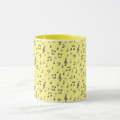 Mug de café musical noir (Centre)