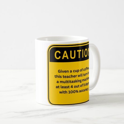Mug de café Ninja (Devant droit)