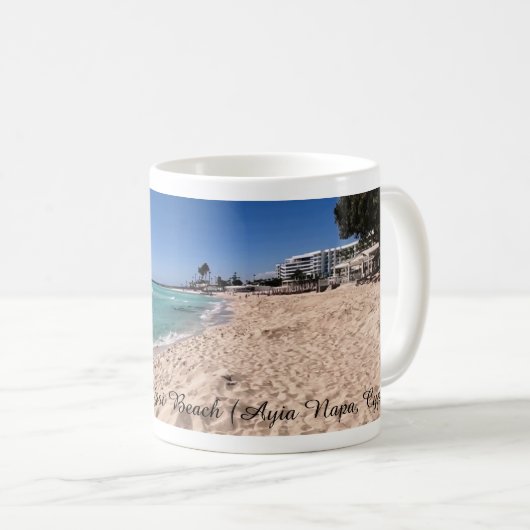 Mug de café (Nissi Beach2) (Devant droit)