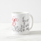 Mug de café noir (Devant droit)