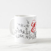 Mug de café noir (Devant gauche)