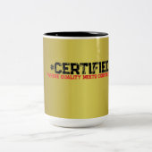 Mug de café noir et or (Centre)