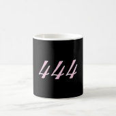 Mug de café noir rose 444 (Centre)