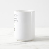 Mug de café non OGM, sain et heureux (Centre)