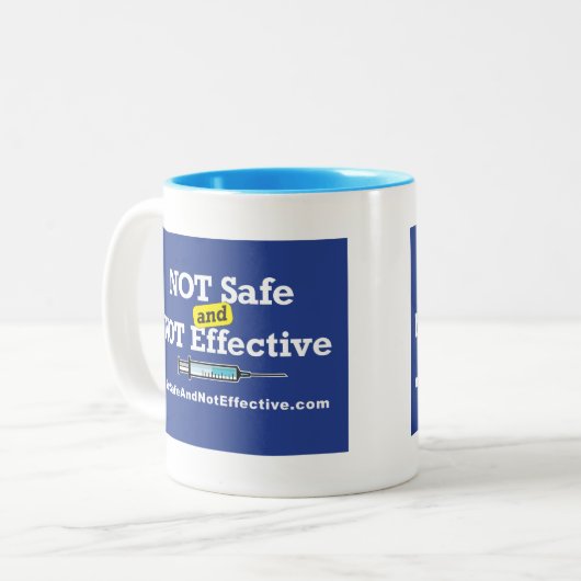Mug de café non sécuritaire et non efficace (Devant gauche)
