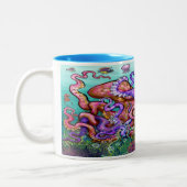 Mug de café octopi à deux tons (Gauche)