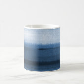 Mug de café Ombre de couleur bleu marine (Centre)