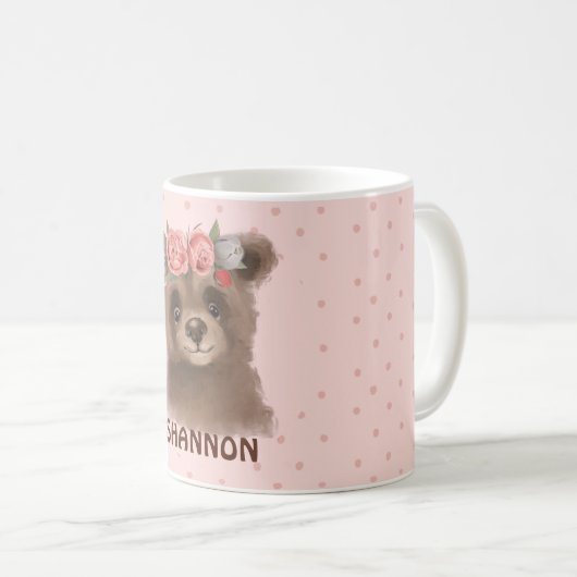 Mug de café Ours Bois (Devant droit)