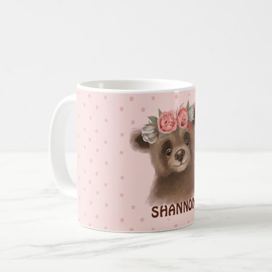 Mug de café Ours Bois (Devant gauche)