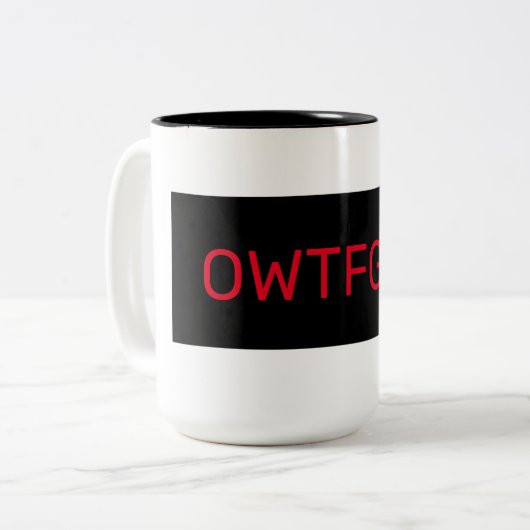 Mug de café OWTFGFIA (Devant gauche)