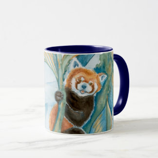 Mug de café Panda rouge