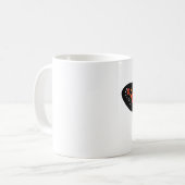 Mug de café papillon moderne (Devant gauche)
