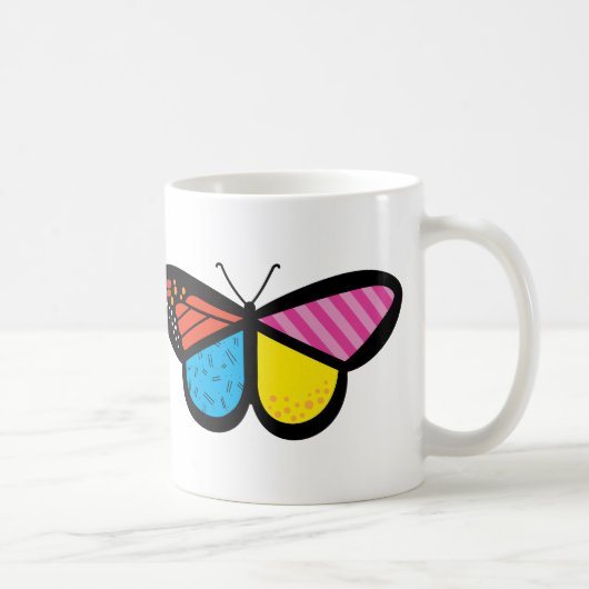 Mug de café papillon moderne (Droite)