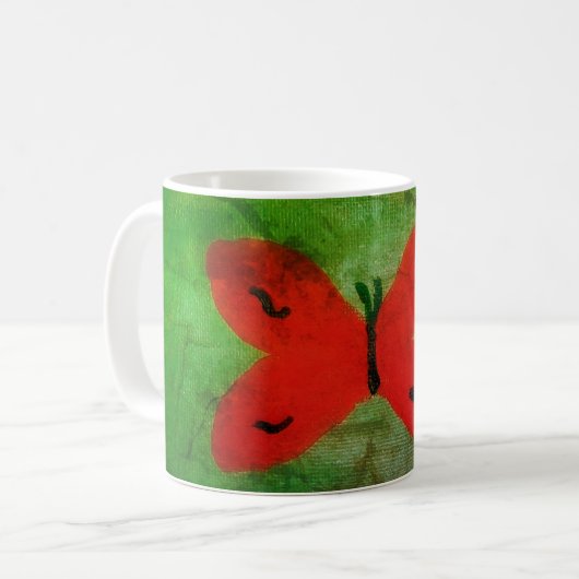 Mug de café papillon pacifique (Devant gauche)