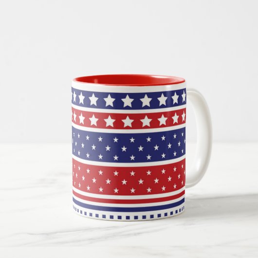 Mug de café patriotique (Devant droit)