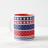 Mug de café patriotique (Devant gauche)