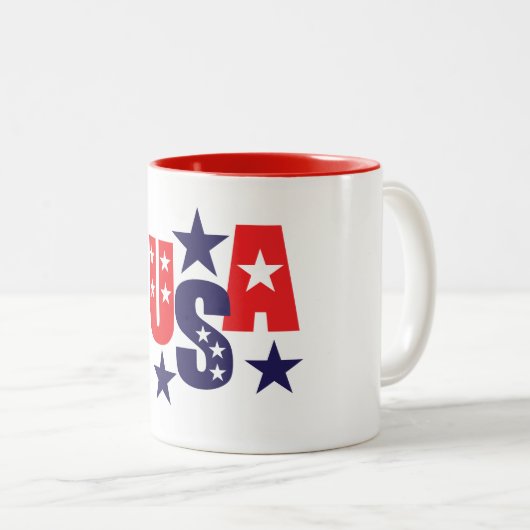 Mug de café patriotique (Devant droit)