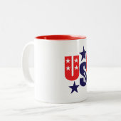 Mug de café patriotique (Devant gauche)