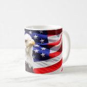 Mug de café patriotique (Devant droit)