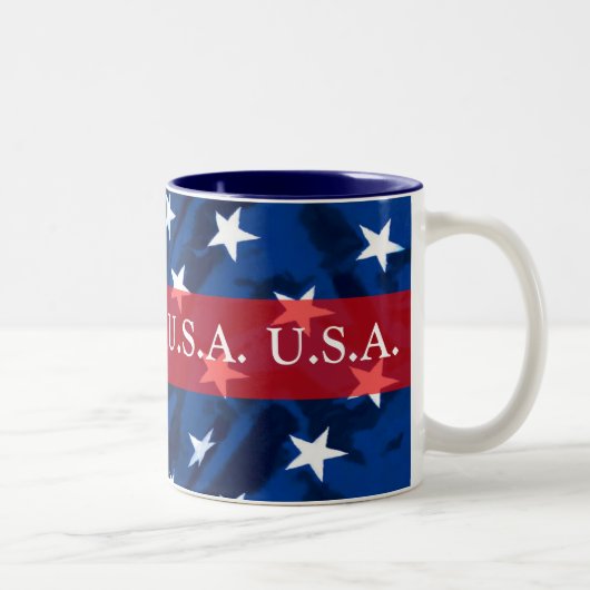 Mug de café patriotique américain (Droit)