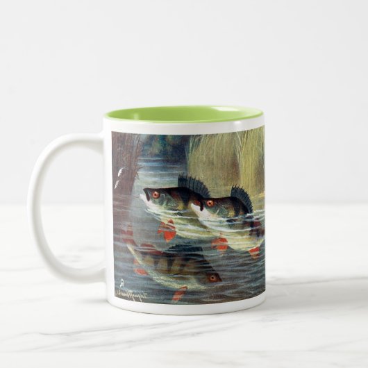 Mug de café pêcheur - Perche (Gauche)