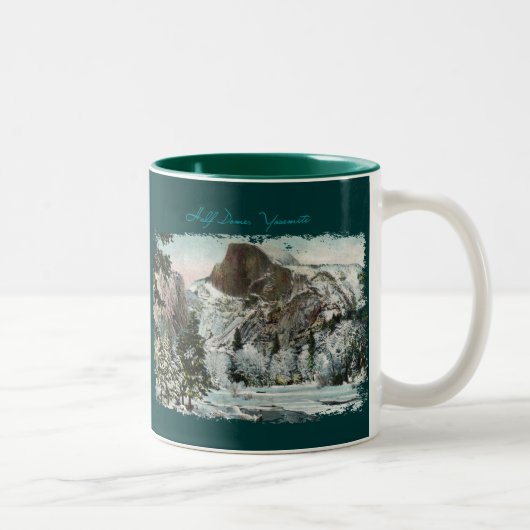 Mug de café peint à moitié dôme (Droit)