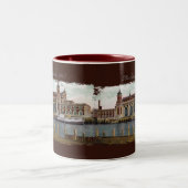 Mug de café peint sur Ellis Island (Centre)