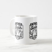 Mug de café Père & Fils Loutre Mignon (Devant gauche)