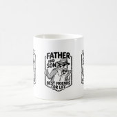 Mug de café Père & Fils Loutre Mignon (Centre)