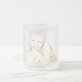 Mug de café personnalisé avec photo d'enfant (Centre)