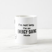 Mug de café personnalisé chat drôle (Centre)