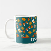 Mug de café personnalisé d'automne (Gauche)