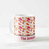 Mug de café personnalisé d'automne (Devant gauche)