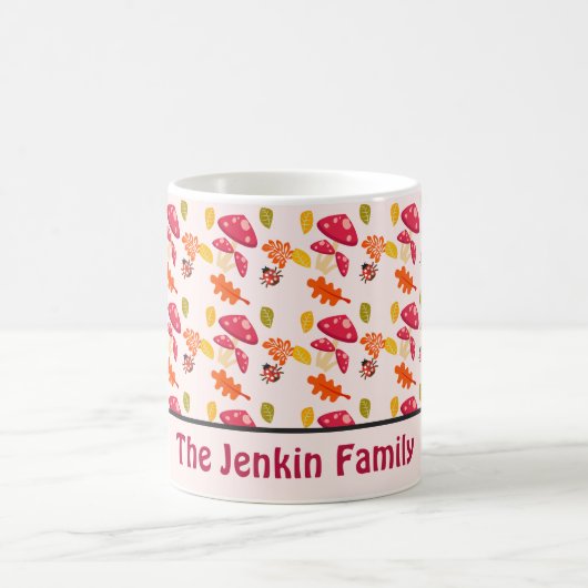 Mug de café personnalisé d'automne (Centre)