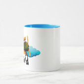 Mug de café personnalisé pour avion (Centre)