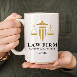 Mug de café personnalisé pour cabinet d'avocats, C