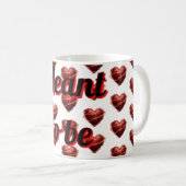 Mug de café personnalisé pour la Saint-Valentin (Devant droit)