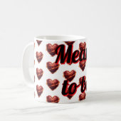 Mug de café personnalisé pour la Saint-Valentin (Devant gauche)