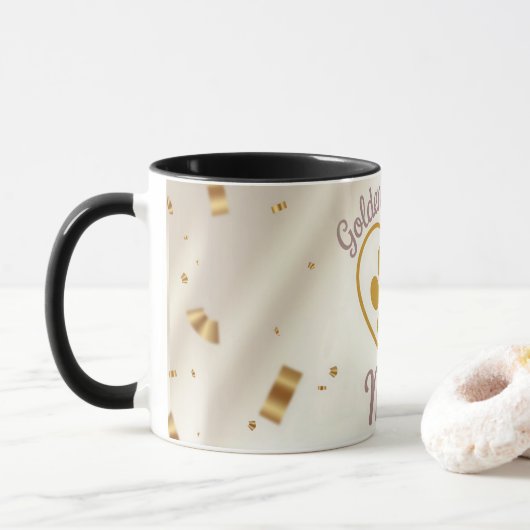 Mug de café personnalisé pour maman de Golden Retr (Avec donut)
