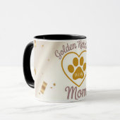 Mug de café personnalisé pour maman de Golden Retr (Devant gauche)
