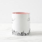 Mug de café personnalisé pour mariage à Boston (Centre)